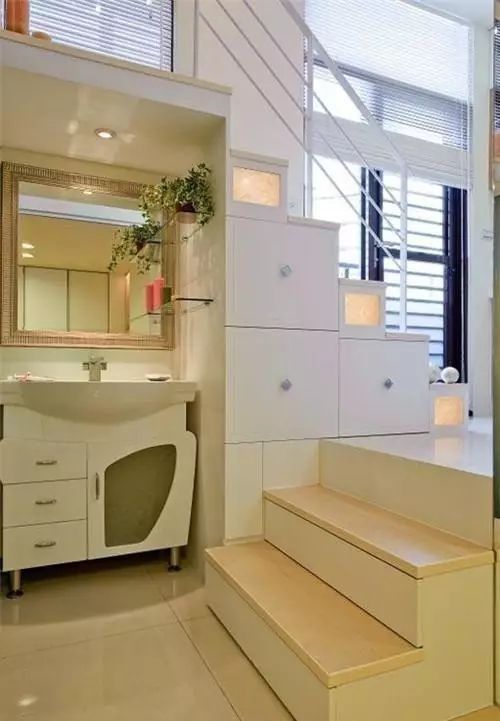 40小复式装修将收纳做到极致,女朋友看后更加