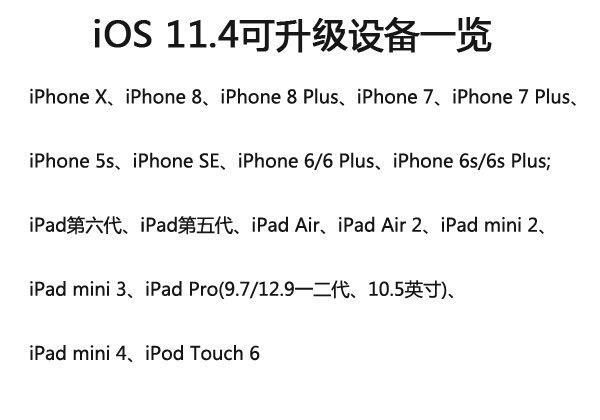 ios11.4可能是ios11最后一个版本,6月5号将发