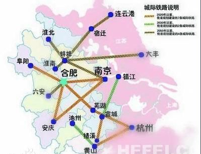 江苏和安徽规划的一条铁路，通车后将带动这个城市经济腾飞