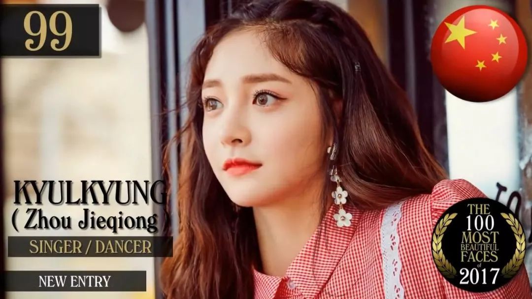 2017全球颜值最高的100张脸,中国最美竟是她