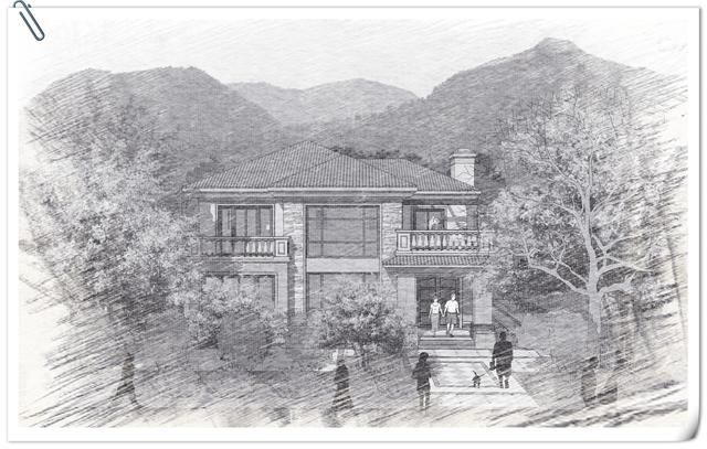 安徽小伙建二层简欧自建房，不追求豪华铺张，只为安静的伫立村头