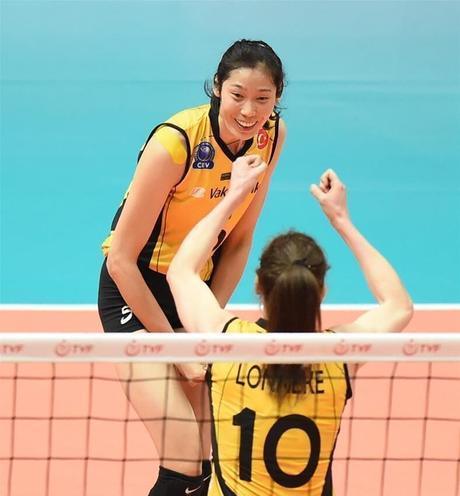 朱婷拒爆冷包揽制胜分 女排欧冠半决赛对阵出