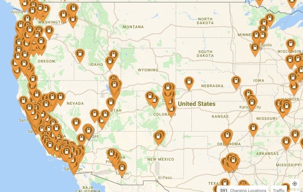 特斯拉充电范围