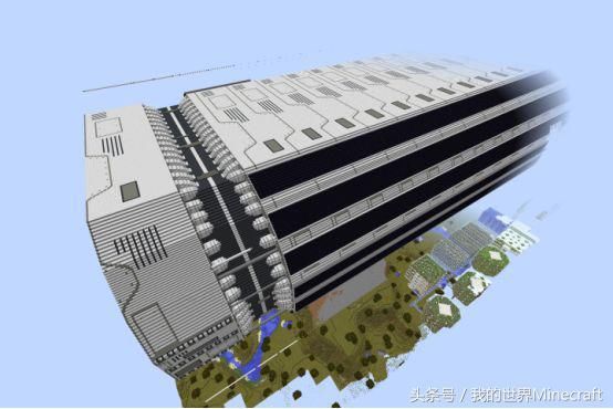 《我的世界》挑战科技极限7000米的飞船能容纳57个水立方