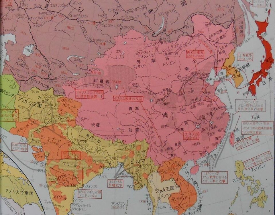 看看日本人绘制的中国历史地图,和我们的有什