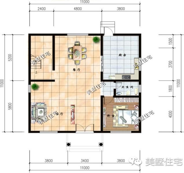 三款20万左右的农村三层别墅，富家太太最喜欢的休闲户型 农村