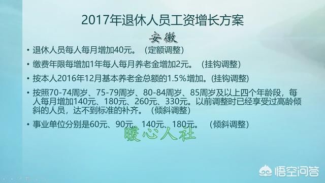 安徽的2018年退休人员养老金会怎样上调呢?