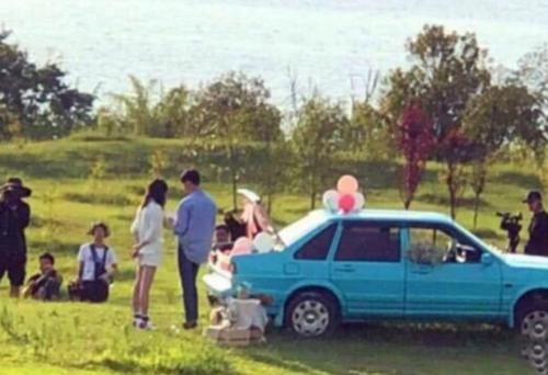 郑爽和张恒热气球