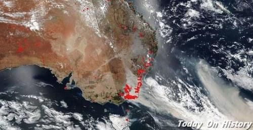 澳洲山火蔓延到南美