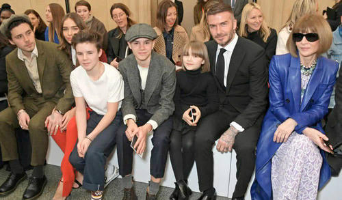 贝克汉姆家的小七新发型撞款女魔头,嘟嘟脸有