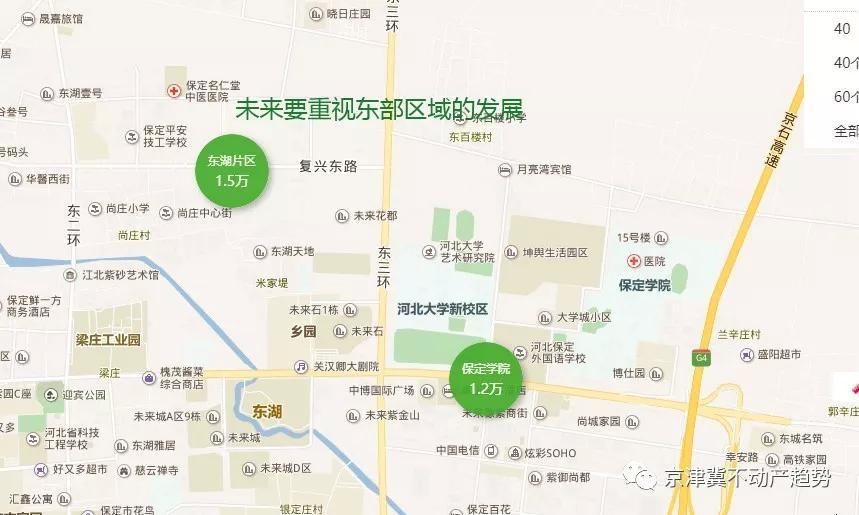 保定房价到底跌了多少?来看最新保定各区房价地图!