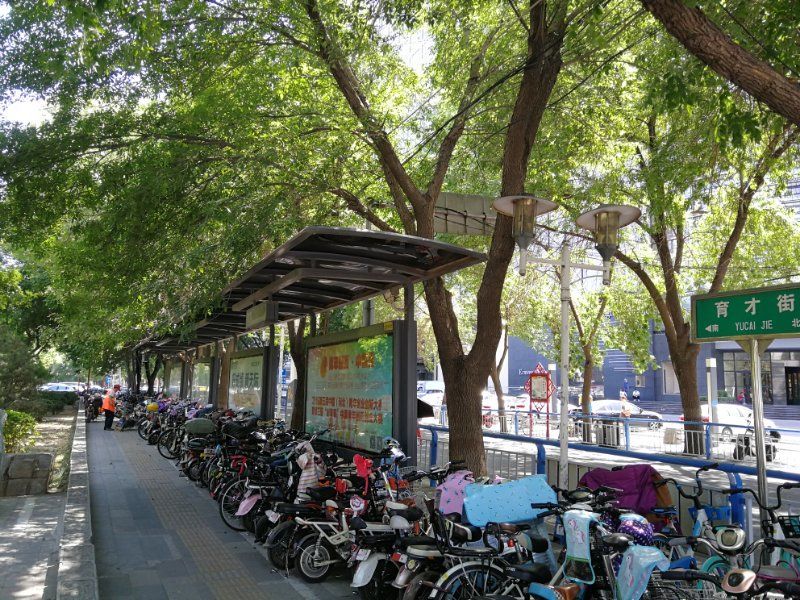 省街头停用的便民自行车设施该处理?五金烧焊鞋扣图片