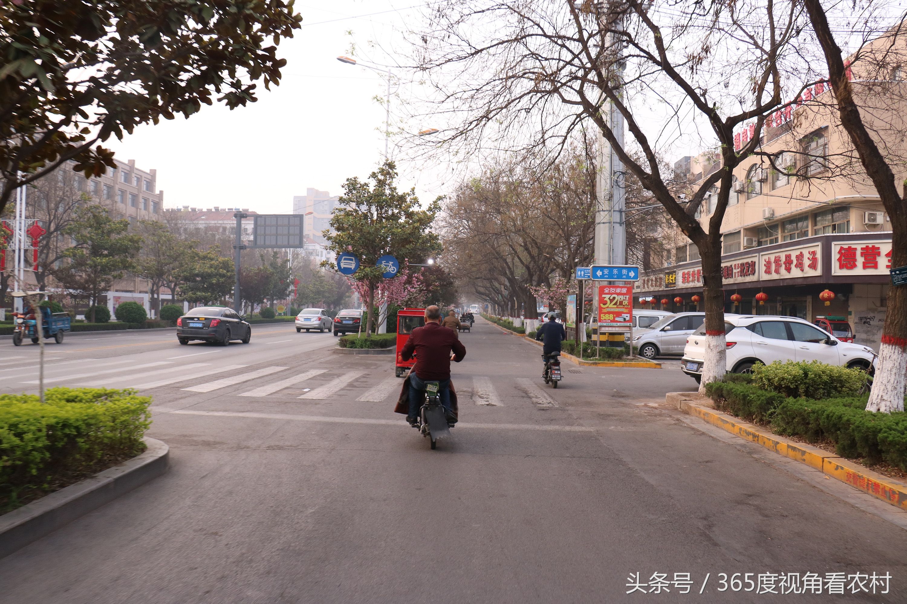 清晨6点 山东滕州街景