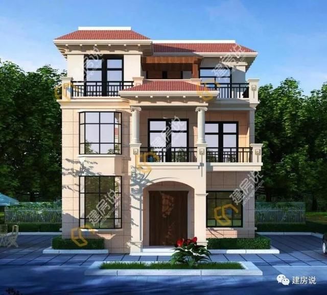 宅基地也能建大别墅,这5款别墅最小的才75