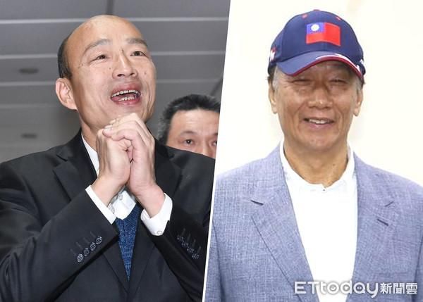 郭台铭PK韩国瑜谁会赢?岛内网络投票结果出炉