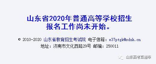 2020年高考填报山东省