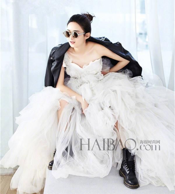 9位女星婚纱照，陈乔恩、李小璐、谭松韵、赵丽颖谁最美?_【快资讯】