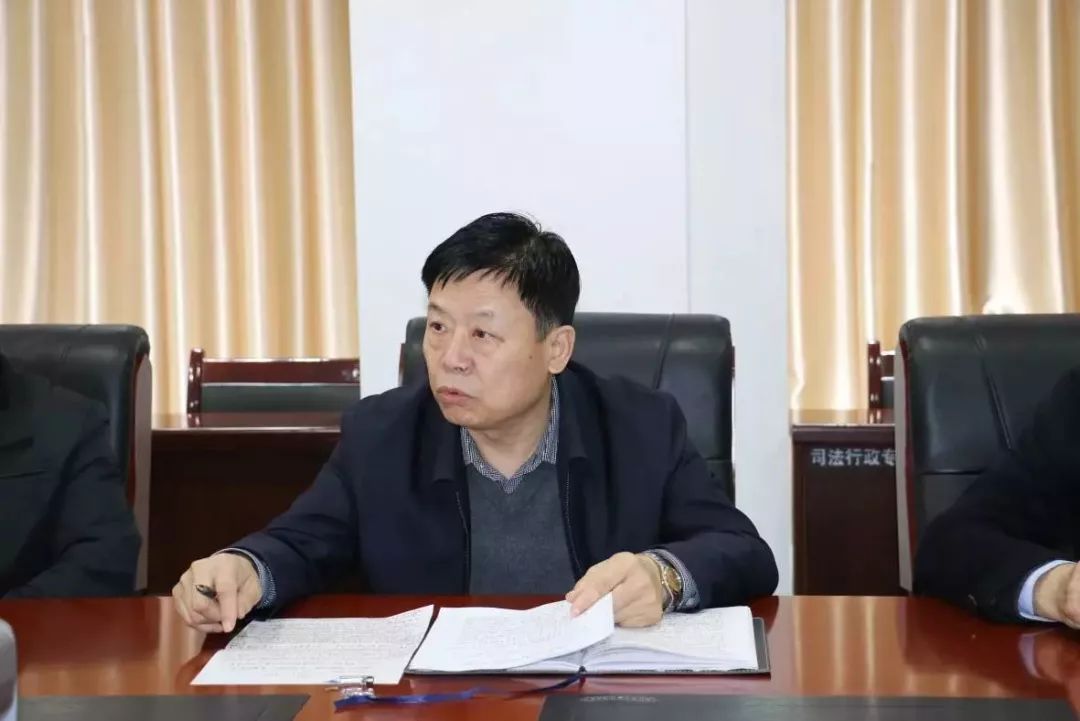 陕西省司法厅扫黑除恶专项督导组来大荔检查指
