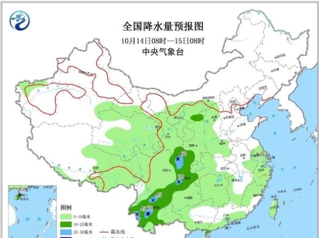 全国的气象预报