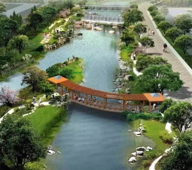 河道景观设计方案：4步打造“活着的”生态水岸，让河流自己呼吸