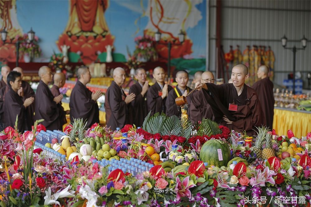 潮州佛母寺浴佛节盛况