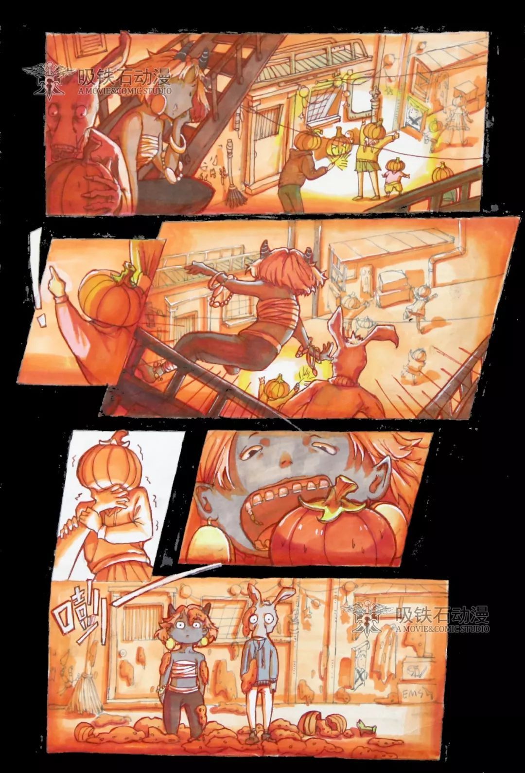 画漫画的没出息?2019届北影专业个性新生来漫画手绘漫画图片