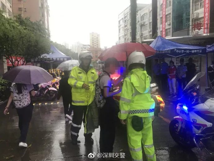铁骑护考却遭家长投诉?深圳交警:查清了!要隆