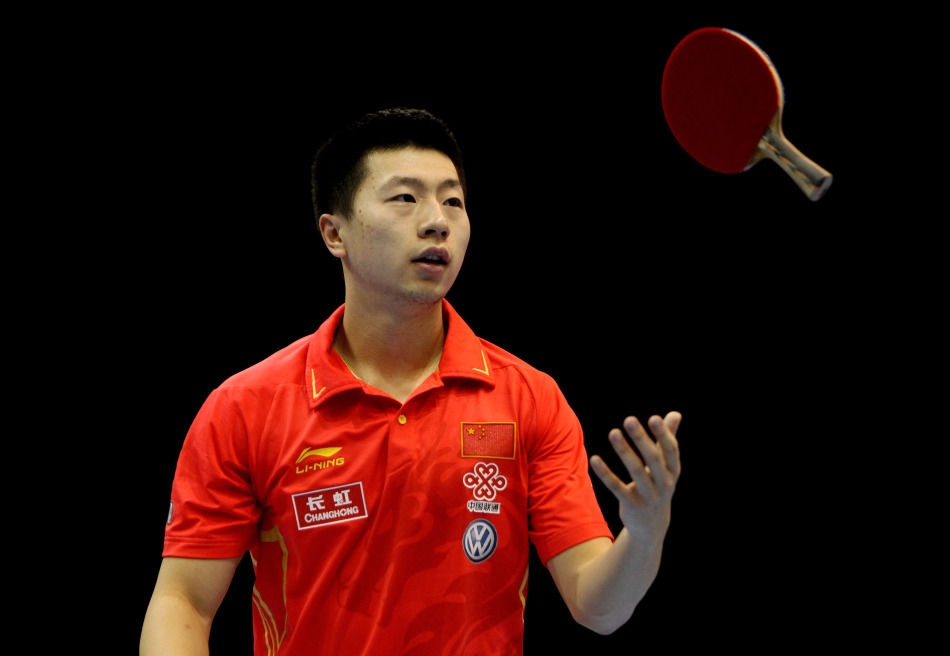 中国男子乒乓球队运动员,马龙也有罕见胜利的