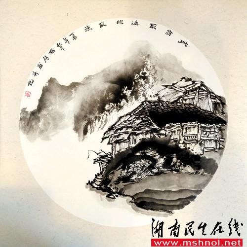 侗族青年画家杨绍啟(杨胜)：一笔一画 游于山水间