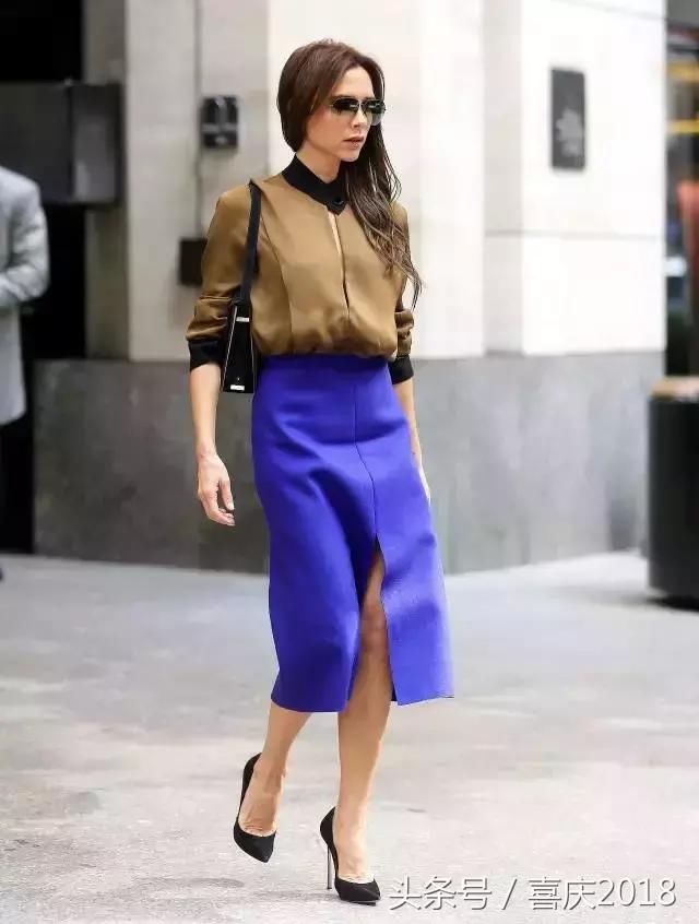 2018流行开叉裙,活泼时髦又有女人味!