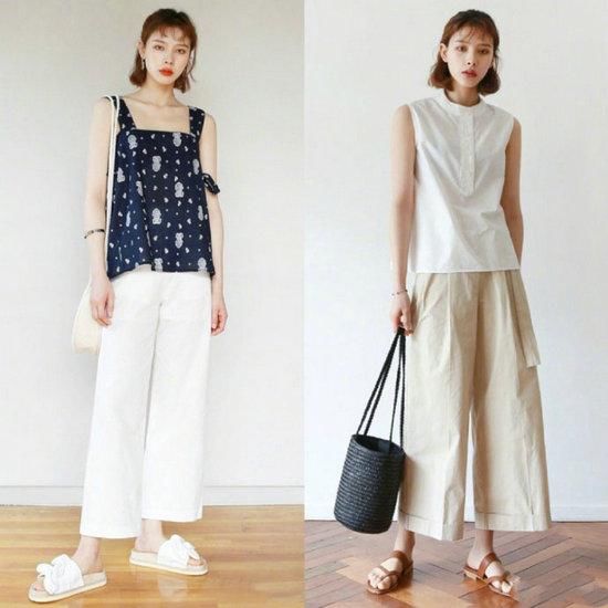 春美多品牌女装折扣:18套清爽简约的夏日基础