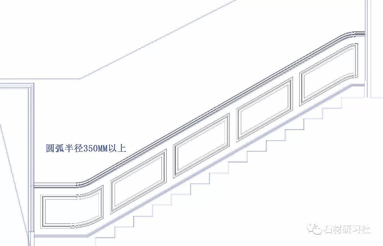 楼梯侧墙板造型方案怎么画才更好看
