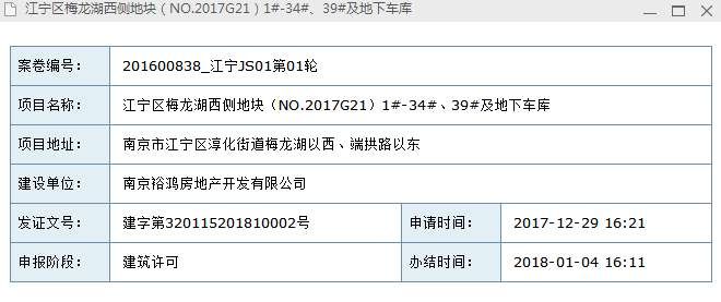 地价超九龙湖!6家房企联手打造新项目，江宁这里传出最新消息