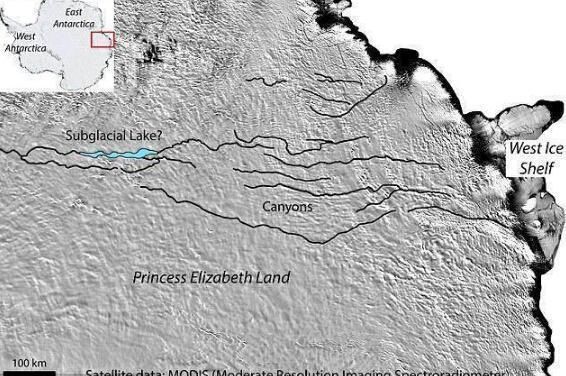 人造卫星飞过南极冰川发现了什么？存在地下湖泊？