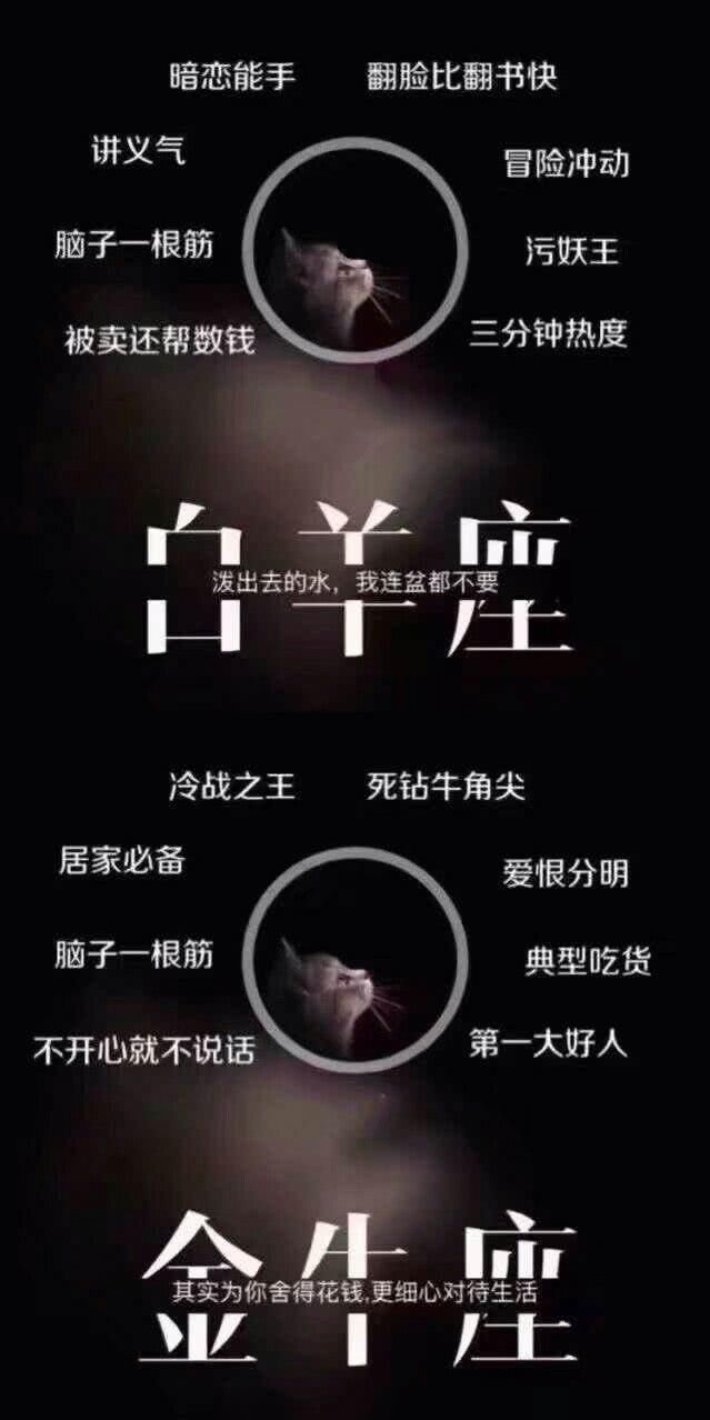 十二星座的各位都是什么特质啊?水瓶座准的小编很服气