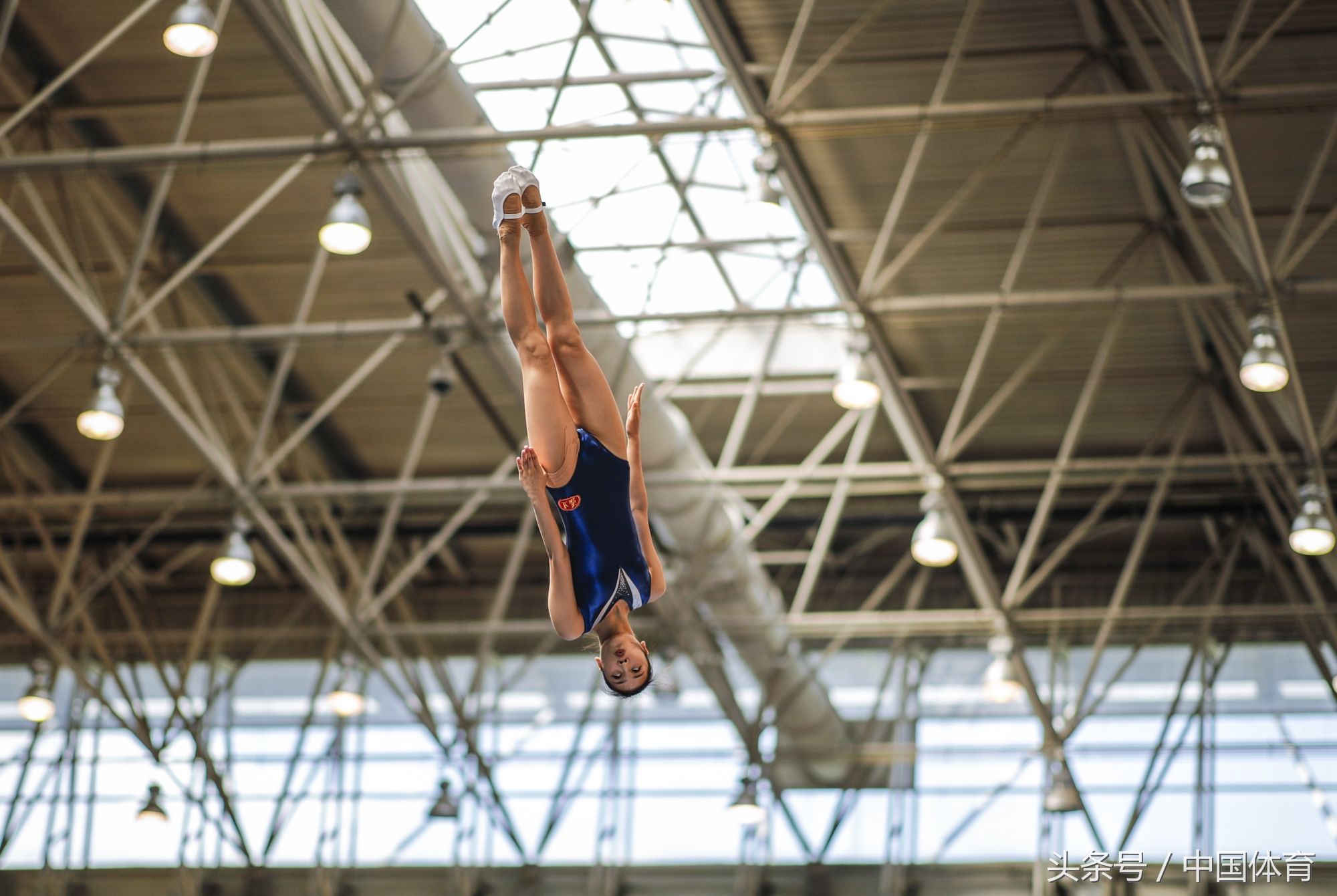 亚运会蹦床第一次选拔测验赛在北京体育大学进