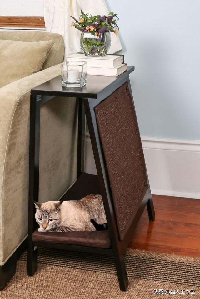 25件猫家具,让您的家保持时尚创意广告实木家具图片