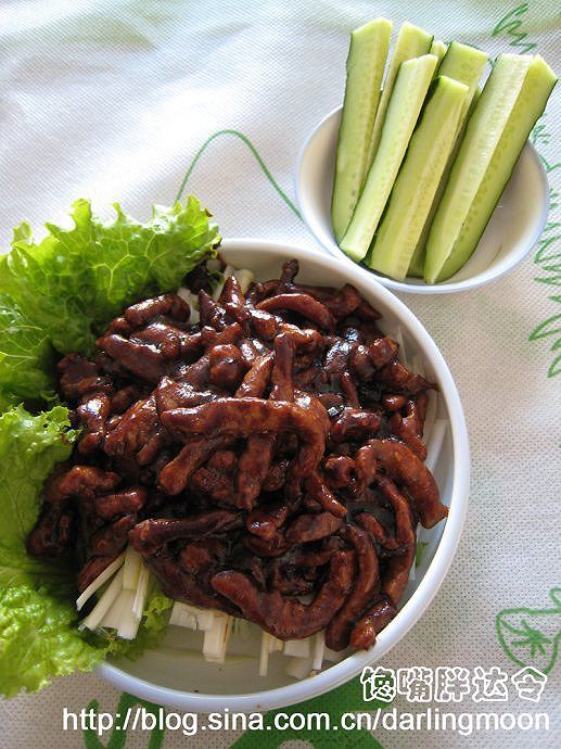 京酱肉丝和家常卷饼