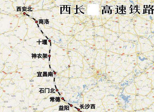 中国计划修建一条高铁，途经陕西、湖南、湖北，看看经过你家乡吗