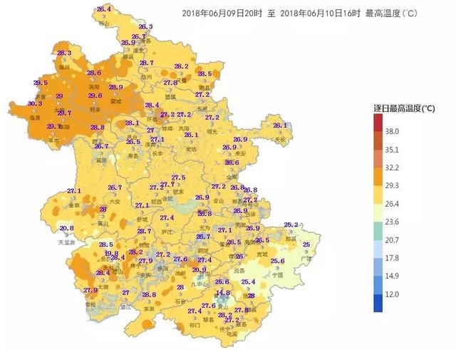 安徽中考天气晴好，注意防暑降温！