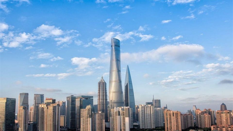 中国第一高楼:上海中心大厦632米,或将不敌江