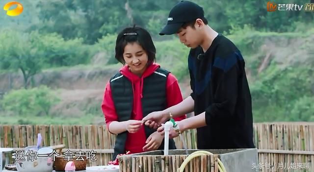 向往的生活:彭昱畅坑张子枫吃没熟透的草莓,却