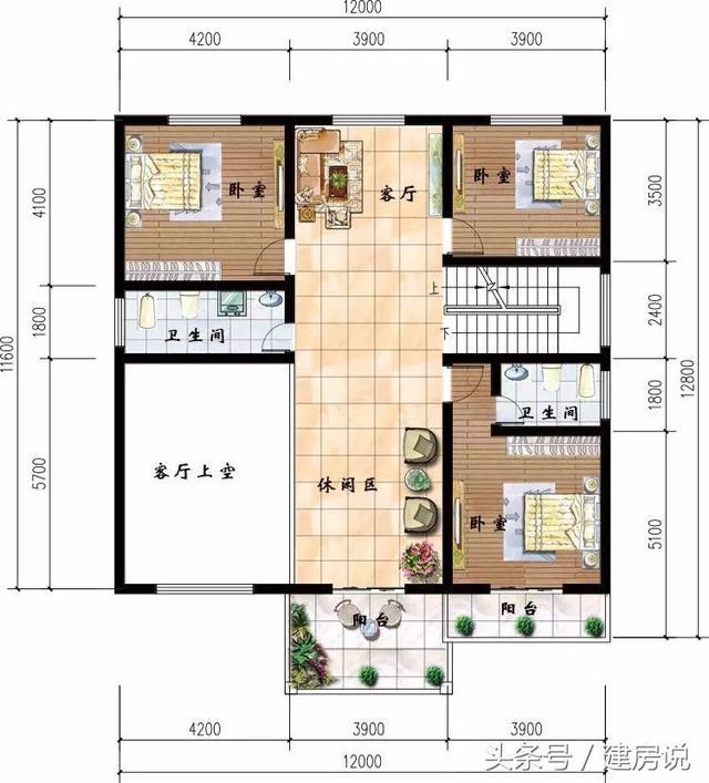 3款漂亮小洋房户型，农村建造这样的房子才最值得