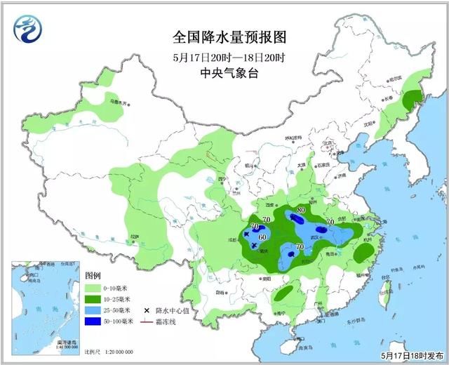 22号，有雨--春耕期间天气预报