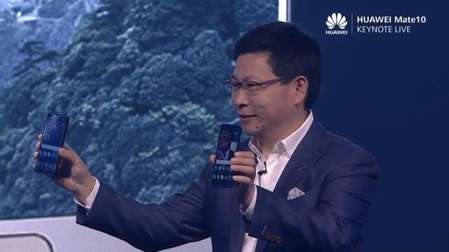 华为Mate10系列发布 屏幕面积超iPhoneX