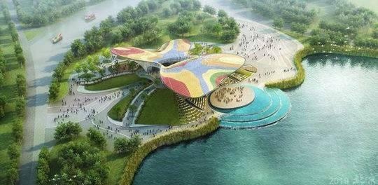 探访北京世园会开幕式演出场地 妫汭剧场将带