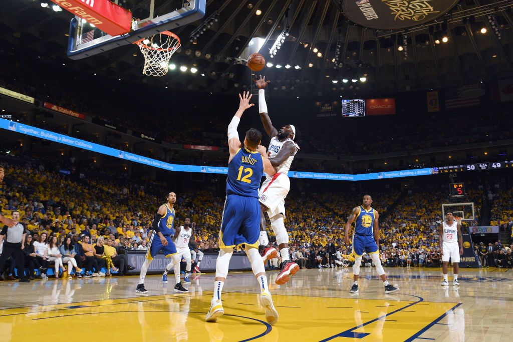 NBA季后赛首轮:快船-勇士G5