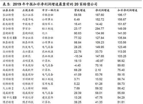 公告可转债的公司