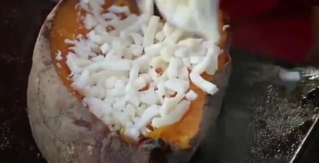 当中国的烤红薯遇上外国的芝士，这味道简直就是绝配呀