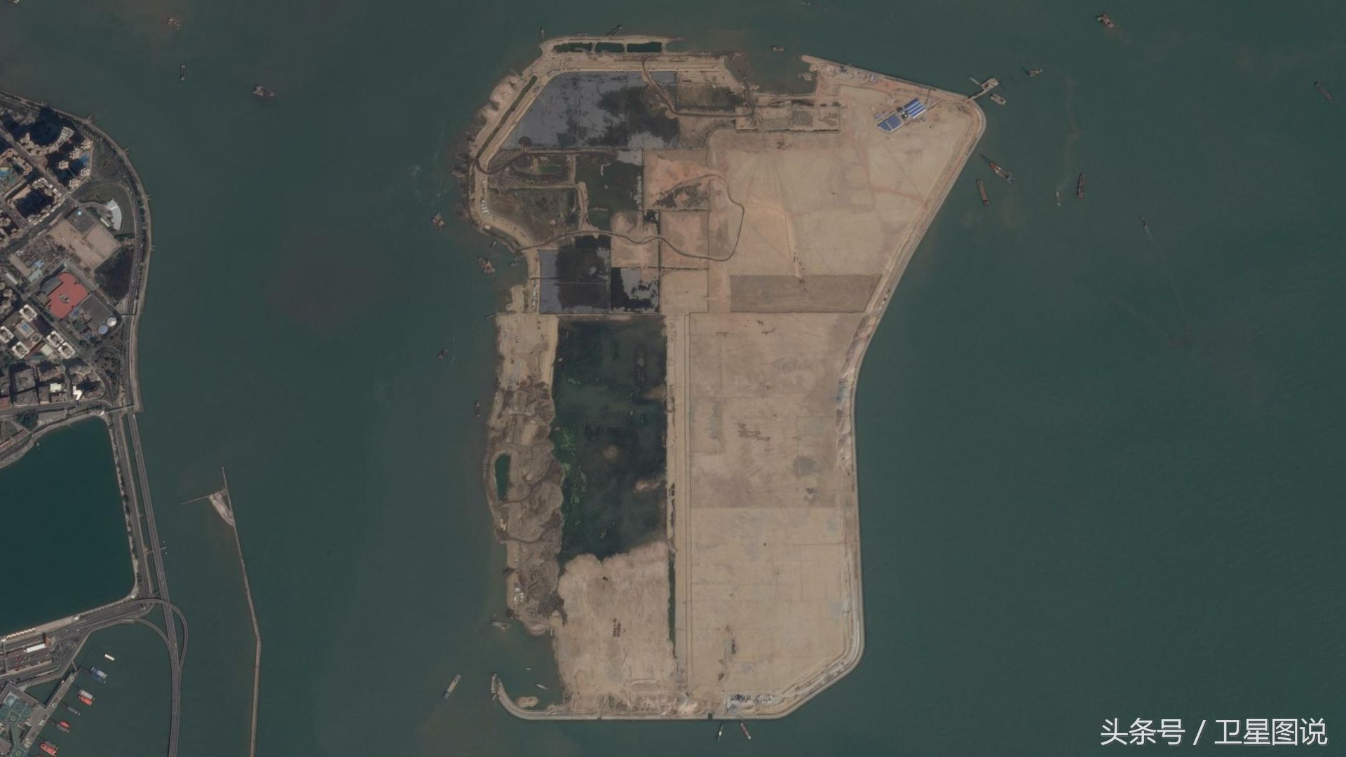 港珠澳大桥!人工岛从无到有，东亚基建狂魔名不虚传